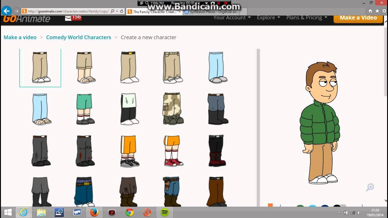 goanimate create your own character
